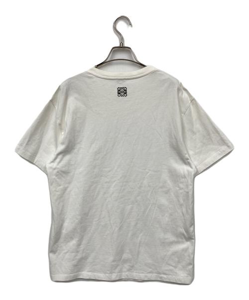 LOEWE（ロエベ）LOEWE (ロエベ) キャンドルプリントTシャツ ホワイト サイズ:Mの古着・服飾アイテム