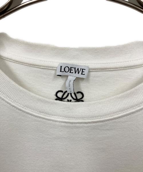 LOEWE（ロエベ）LOEWE (ロエベ) キャンドルプリントTシャツ ホワイト サイズ:Mの古着・服飾アイテム