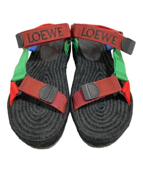 LOEWE（ロエベ）LOEWE (ロエベ) ストラップサンダル ブラック サイズ:36の古着・服飾アイテム