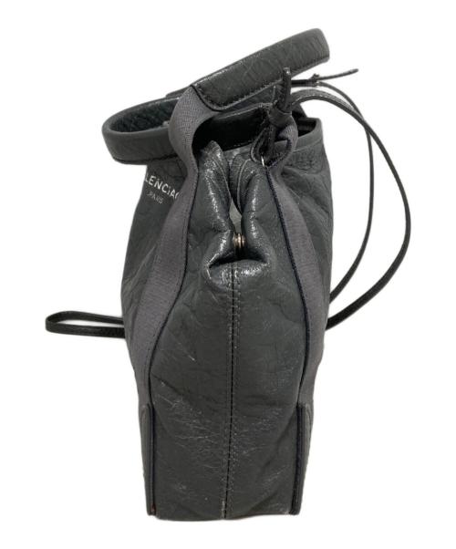BALENCIAGA（バレンシアガ）BALENCIAGA (バレンシアガ) ネイビーカバスXS グレーの古着・服飾アイテム