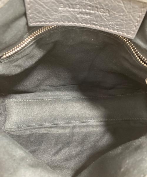 BALENCIAGA（バレンシアガ）BALENCIAGA (バレンシアガ) ネイビーカバスXS グレーの古着・服飾アイテム