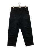 CarHarttカーハート）の古着「W BRANDON DOUBLE KNEE PANT」｜ブラック