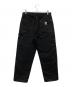 CarHartt (カーハート) W BRANDON DOUBLE KNEE PANT ブラック サイズ:M：15000円