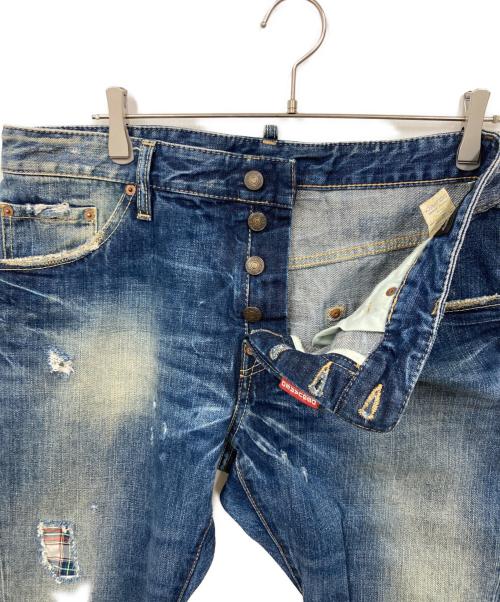 DSQUARED2（ディースクエアード）DSQUARED2 (ディースクエアード) デニムパンツ インディゴ サイズ:50の古着・服飾アイテム