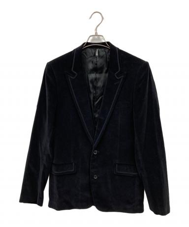最終価格 DIOR ディオール オブリーク ベルベット ベロア ジャケット 中古・古着通販】DIOR HOMME (ディオール オム) ベロアテーラード