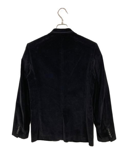 DIOR HOMME（ディオール オム）DIOR HOMME (ディオール オム) ベロアテーラードジャケット ブラック サイズ:48の古着・服飾アイテム