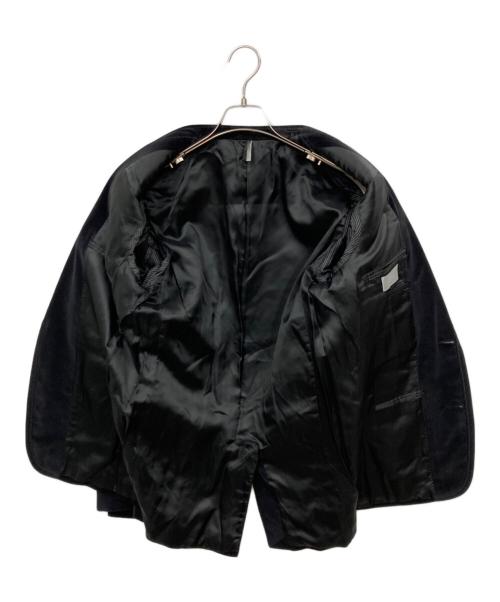 DIOR HOMME（ディオール オム）DIOR HOMME (ディオール オム) ベロアテーラードジャケット ブラック サイズ:48の古着・服飾アイテム