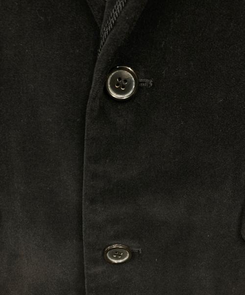 DIOR HOMME（ディオール オム）DIOR HOMME (ディオール オム) ベロアテーラードジャケット ブラック サイズ:48の古着・服飾アイテム
