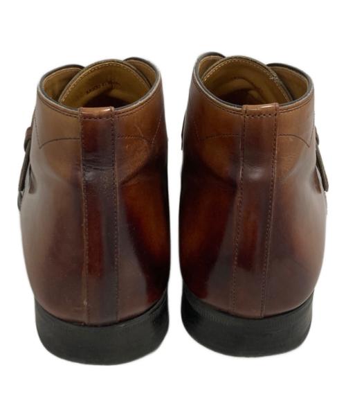 MAGNANNI（マグナーニ）MAGNANNI (マグナーニ) モンクストラップチャッカシューズ ブラウン サイズ:71/2の古着・服飾アイテム