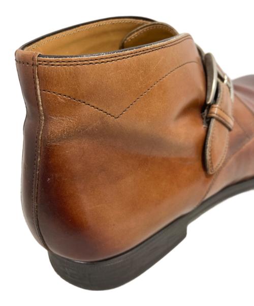 MAGNANNI（マグナーニ）MAGNANNI (マグナーニ) モンクストラップチャッカシューズ ブラウン サイズ:71/2の古着・服飾アイテム