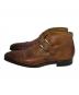 MAGNANNI (マグナーニ) モンクストラップチャッカシューズ ブラウン サイズ:71/2：9000円