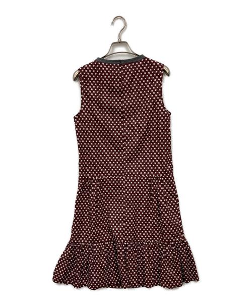 MARNI（マルニ）MARNI (マルニ) ノースリーブワンピース レッド サイズ:38の古着・服飾アイテム