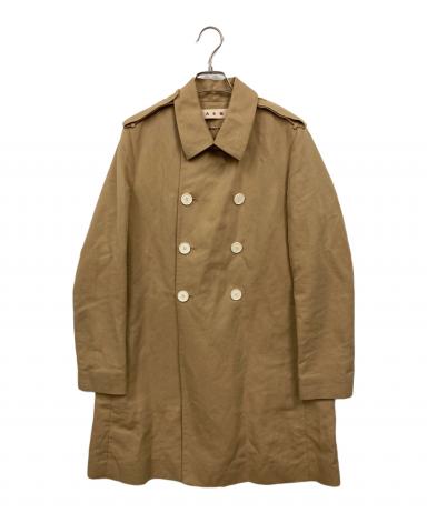 中古・古着通販】MARNI (マルニ) コート ベージュ サイズ:38｜ブランド
