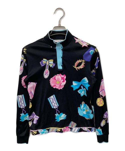 LEONARD SPORT（レオナール スポーツ）LEONARD SPORT (レオナール スポーツ) ポロシャツ ブラック サイズ:Ｍの古着・服飾アイテム