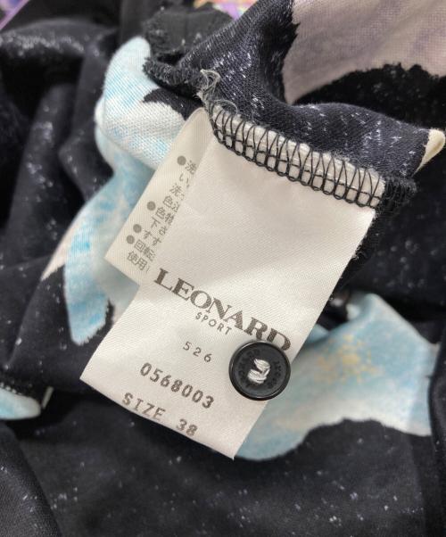 LEONARD SPORT（レオナール スポーツ）LEONARD SPORT (レオナール スポーツ) ポロシャツ ブラック サイズ:Ｍの古着・服飾アイテム