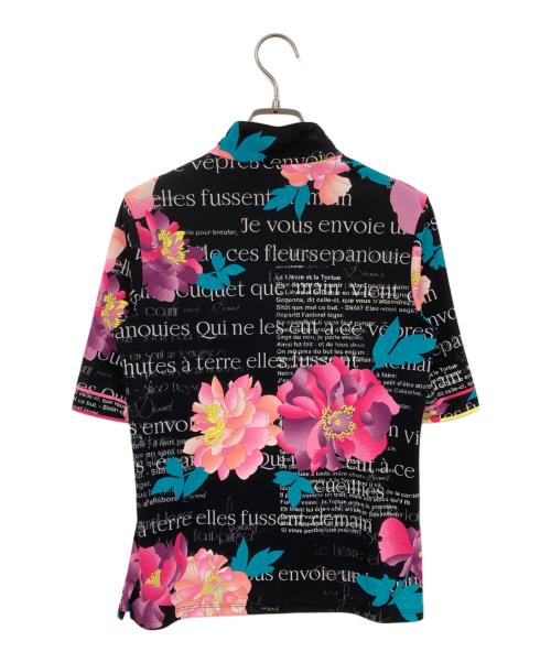 LEONARD SPORT（レオナール スポーツ）LEONARD SPORT (レオナール スポーツ) ポロシャツ ブラック サイズ:38の古着・服飾アイテム