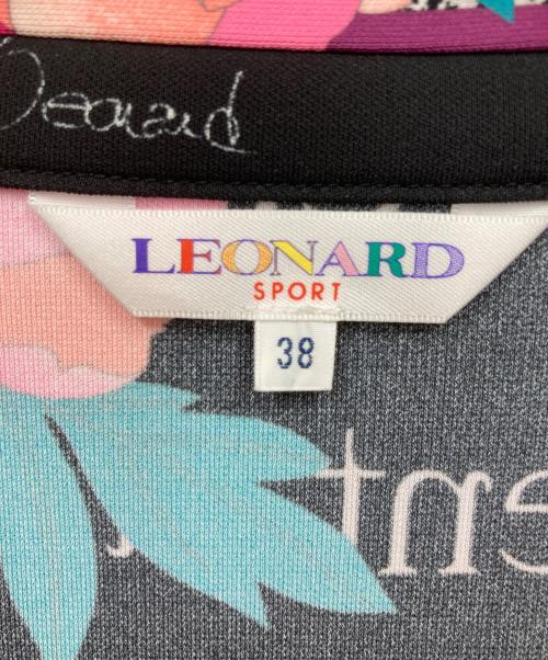 LEONARD SPORT（レオナール スポーツ）LEONARD SPORT (レオナール スポーツ) ポロシャツ ブラック サイズ:38の古着・服飾アイテム