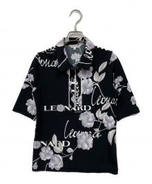 LEONARD SPORT（レオナール スポーツ）の古着「ポロシャツ」｜ブラック