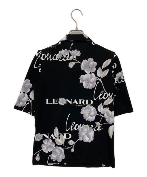 LEONARD SPORT（レオナール スポーツ）LEONARD SPORT (レオナール スポーツ) ポロシャツ ブラック サイズ:38の古着・服飾アイテム