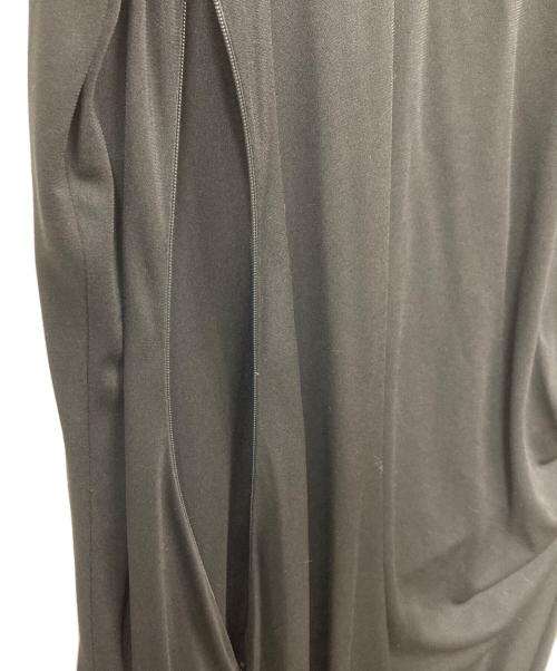 LEONARD FASHION（レオナールファッション）LEONARD FASHION (レオナールファッション) ギャザーデザインワンピース ブラック サイズ:40の古着・服飾アイテム