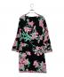 LEONARD FASHION (レオナールファッション) 総柄ワンピース ブラック サイズ:38：50000円