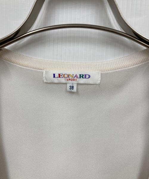 LEONARD SPORT（レオナール スポーツ）LEONARD SPORT (レオナール スポーツ) カーディガン ホワイト サイズ:Mの古着・服飾アイテム
