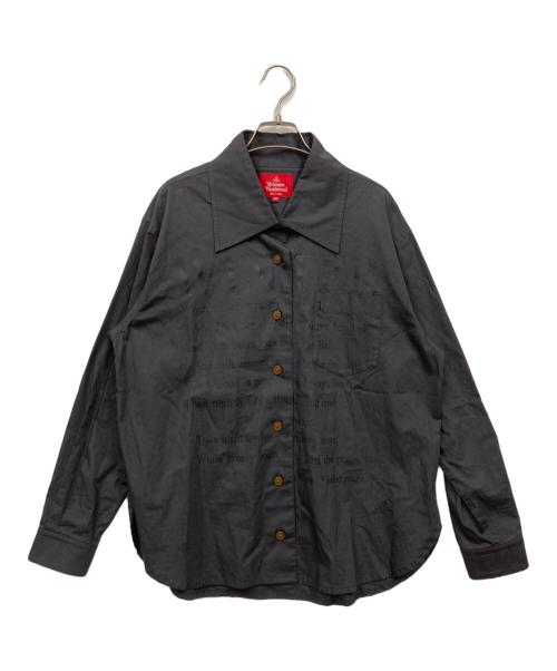 Vivienne Westwood RED LABEL（ヴィヴィアンウエストウッドレッドレーベル）Vivienne Westwood RED LABEL (ヴィヴィアンウエストウッドレッドレーベル) シャツ ブラックの古着・服飾アイテム