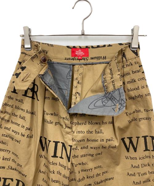 Vivienne Westwood RED LABEL（ヴィヴィアンウエストウッドレッドレーベル）Vivienne Westwood RED LABEL (ヴィヴィアンウエストウッドレッドレーベル) パンツ ブラウン サイズ:01の古着・服飾アイテム