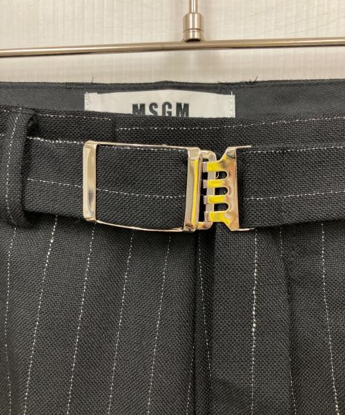 MSGM（エムエスジーエム）MSGM (エムエスジーエム) スラックス ブラック サイズ:44の古着・服飾アイテム