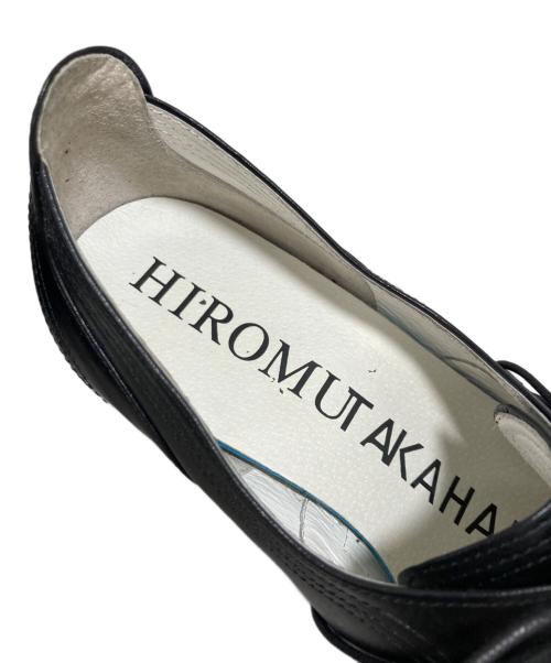 HIROMU TAKAHARA（ヒロムタカハラ）HIROMU TAKAHARA (ヒロムタカハラ) レザーシューズ ブラック サイズ:41の古着・服飾アイテム