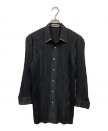 ISSEY MIYAKE MEN（イッセイミヤケメン）の古着「シャツ」｜ブラック