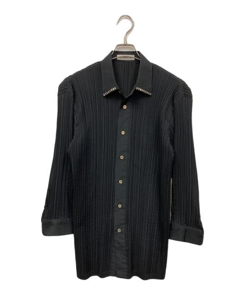 ISSEY MIYAKE MEN（イッセイミヤケメン）ISSEY MIYAKE MEN (イッセイミヤケメン) シャツ ブラック サイズ:Mの古着・服飾アイテム