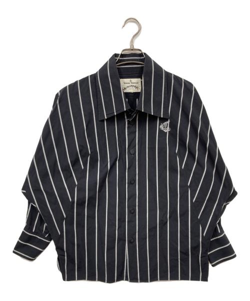 Vivienne Westwood ANGLOMANIA（ヴィヴィアンウエストウッドアングロマニア）VIVIENNE WESTWOOD ANGLOMANIA (ヴィヴィアンウエストウッドアングロマニア) シャツ ブラック サイズ:38の古着・服飾アイテム