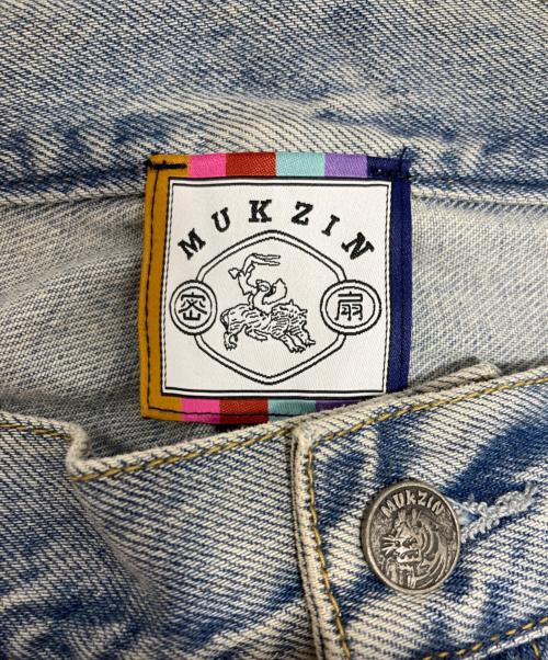 MUKZIN（ムクジン）MUKZIN (ムクジン) デニムパンツ スカイブルー サイズ:Ｍ 未使用品の古着・服飾アイテム