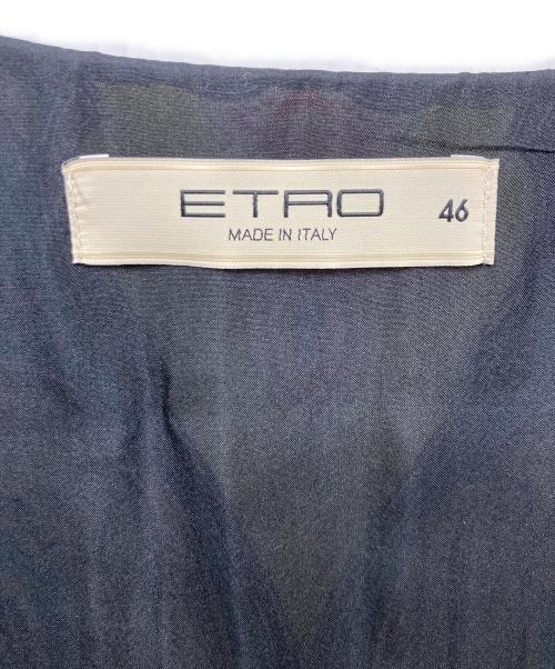 ETRO（エトロ）ETRO (エトロ) シルクワンピース ブラック サイズ:46の古着・服飾アイテム