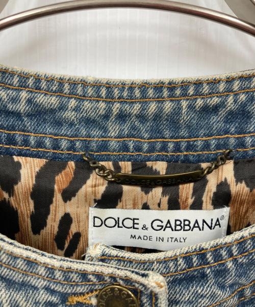 DOLCE & GABBANA（ドルチェ＆ガッバーナ）DOLCE & GABBANA (ドルチェ＆ガッバーナ) デニムジャケット インディゴ サイズ:SIZE40の古着・服飾アイテム