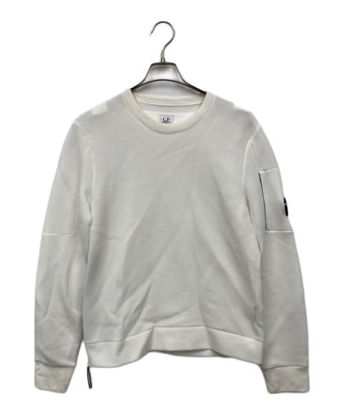 C.P COMPANY（シーピーカンパニー）C.P COMPANY (シーピーカンパニー) スウェット ホワイト サイズ:Mの古着・服飾アイテム