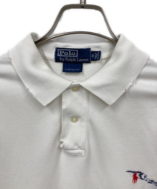 POLO RALPH LAUREN（ポロ・ラルフローレン）POLO RALPH LAUREN (ポロ・ラルフローレン) ポロシャツ ホワイト サイズ:Mの古着・服飾アイテム