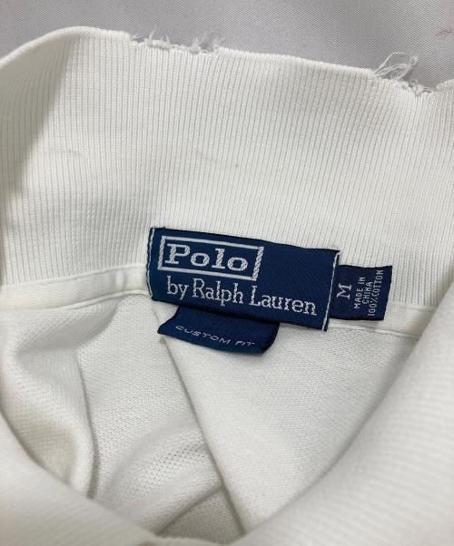 POLO RALPH LAUREN（ポロ・ラルフローレン）POLO RALPH LAUREN (ポロ・ラルフローレン) ポロシャツ ホワイト サイズ:Mの古着・服飾アイテム