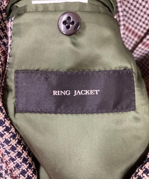 RING JACKET（リングジャケット）RING JACKET (リングジャケット) テーラードジャケット ベージュ サイズ:SIZE52の古着・服飾アイテム