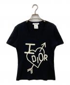 Christian Diorクリスチャン ディオール）の古着「VネックTシャツ」｜ブラック