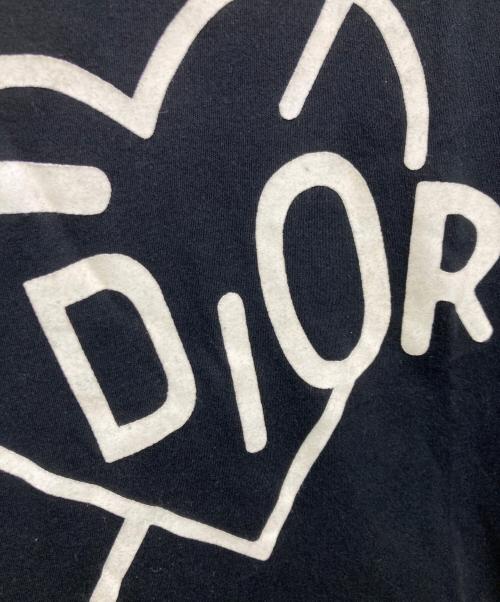 Christian Dior（クリスチャン ディオール）Christian Dior (クリスチャン ディオール) VネックTシャツ ブラック サイズ:38の古着・服飾アイテム