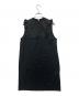 PRADA (プラダ) フリル ノースリーブワンピース ブラック サイズ:M：15000円