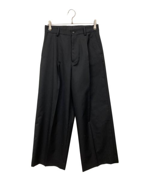 ssstein（シュタイン）ssstein (シュタイン) 24AW EXTRA WIDE TROUSERS ブラック サイズ:Sの古着・服飾アイテム