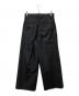 ssstein (シュタイン) 24AW EXTRA WIDE TROUSERS ブラック サイズ:S：25000円