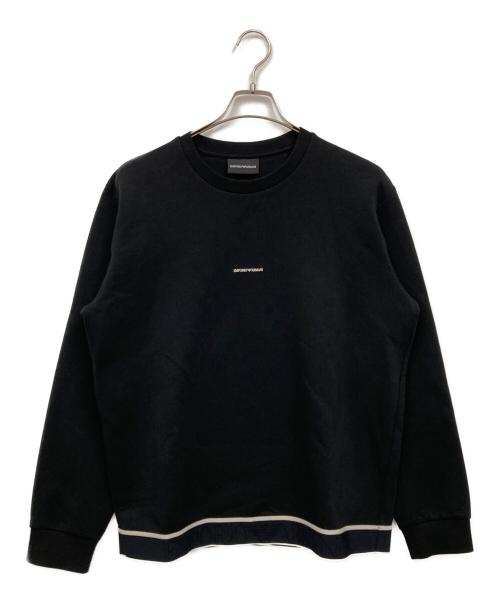 EMPORIO ARMANI（エンポリオ アルマーニ）EMPORIO ARMANI (エンポリオ アルマーニ) スウェット ブラック サイズ:Mの古着・服飾アイテム