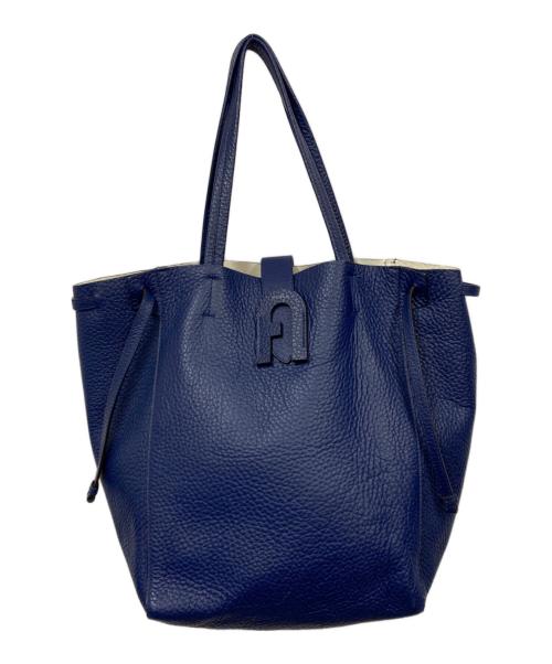 FURLA（フルラ）FURLA (フルラ) トートバッグ ネイビーの古着・服飾アイテム