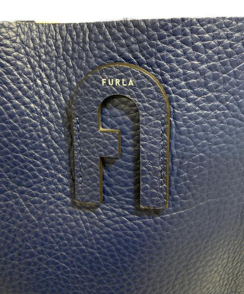 FURLA（フルラ）FURLA (フルラ) トートバッグ ネイビーの古着・服飾アイテム