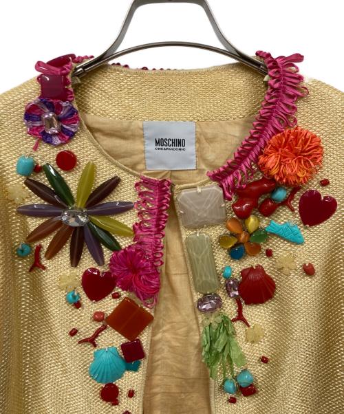 MOSCHINO（モスキーノ）MOSCHINO (モスキ) ジャケット ベージュ サイズ:36の古着・服飾アイテム