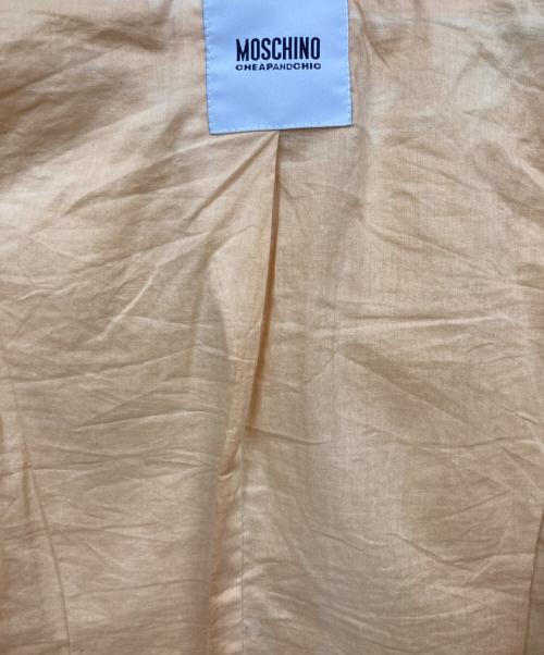 MOSCHINO（モスキーノ）MOSCHINO (モスキ) ジャケット ベージュ サイズ:36の古着・服飾アイテム